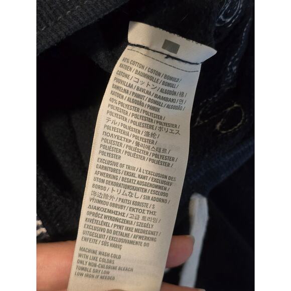 Gilly Hicks Sydney Womens Medium Pants Joggers Navy Blue Sweatpants Drawstring - Picture 9 of 13